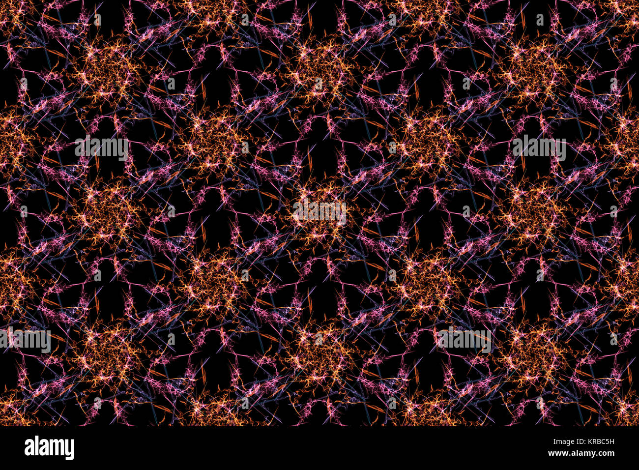 Geometric abstract background. Digital art. Silk symmetry seamless pattern series. Stock Photo