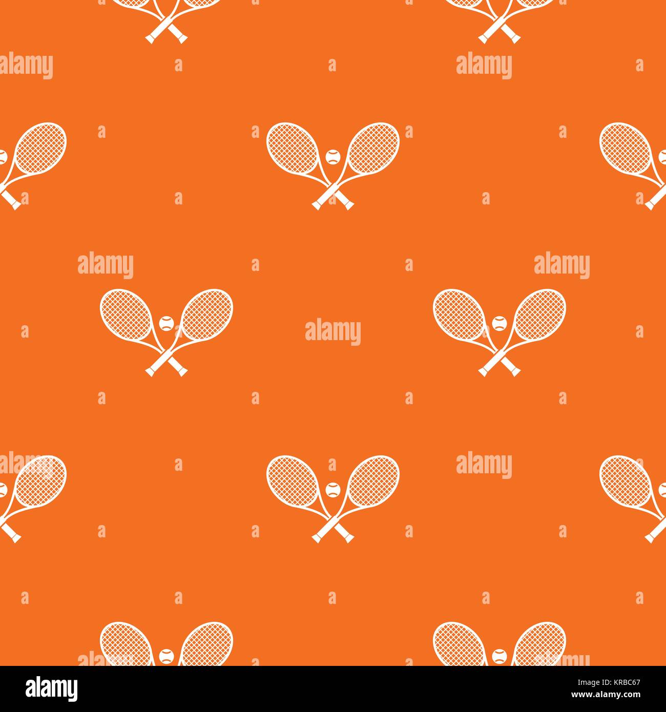 Crossed tennis rackets and ball pattern seamless Stock Vector Image