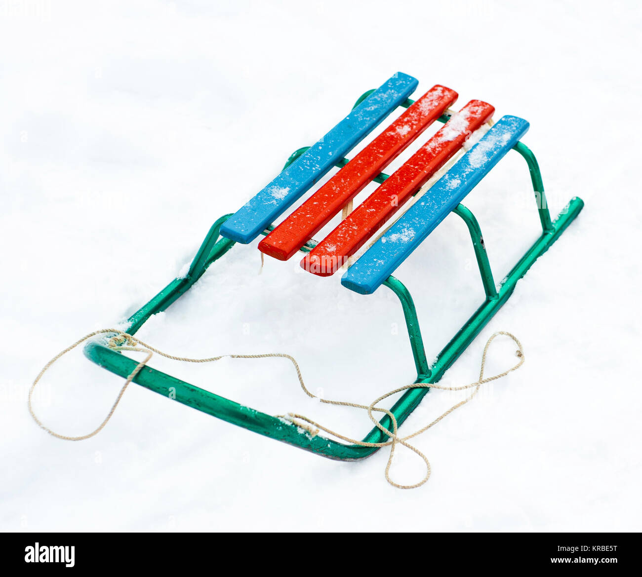 Wooden sled rope hi-res stock photography and images - Alamy