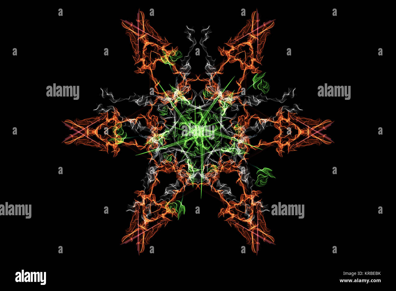 Abstract colorful background. Creative art. Silk symmetry series. Stock Photo