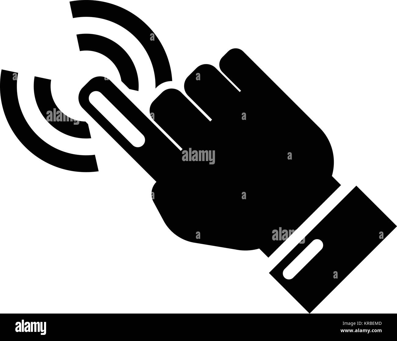 Cursor hand icon, simple black style Stock Vector Image & Art - Alamy