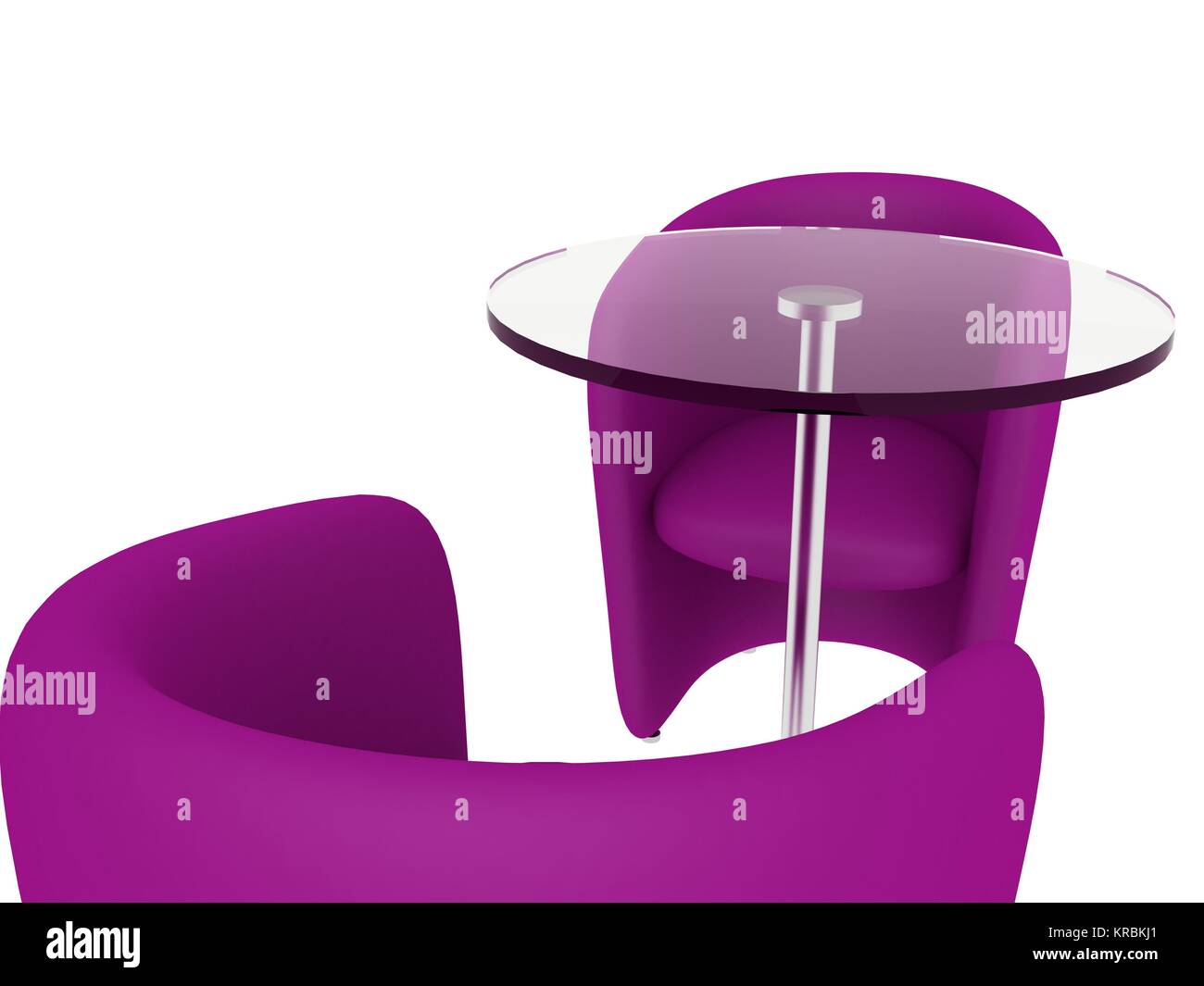 Leather Chairs Isolated on white background Stock Photo Alamy