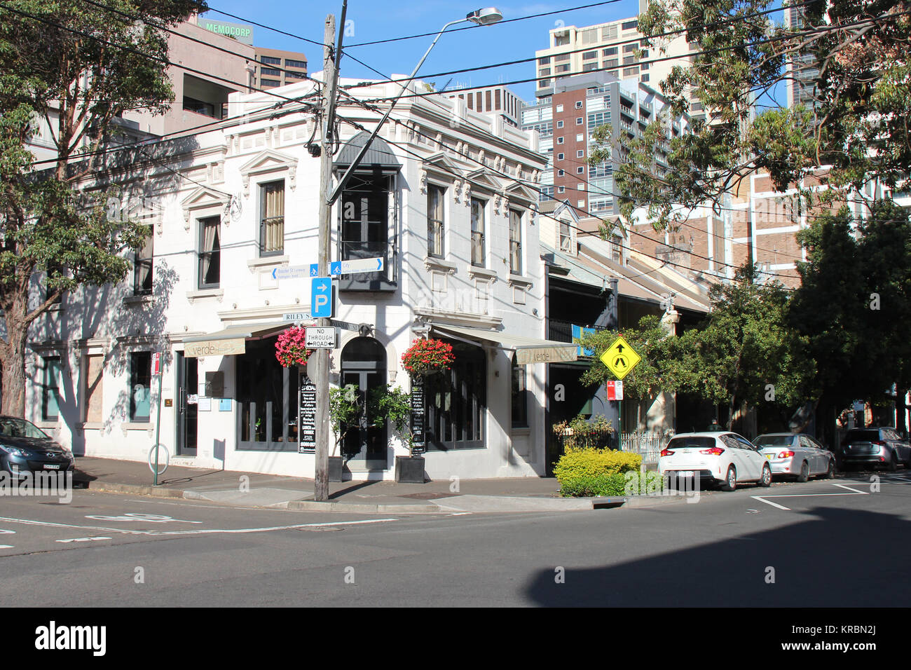 On Riley street in Sydney (Australia Stock Photo Alamy