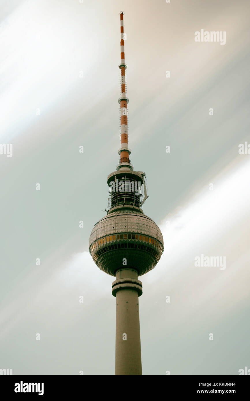 television tower berlin Stock Photo - Alamy