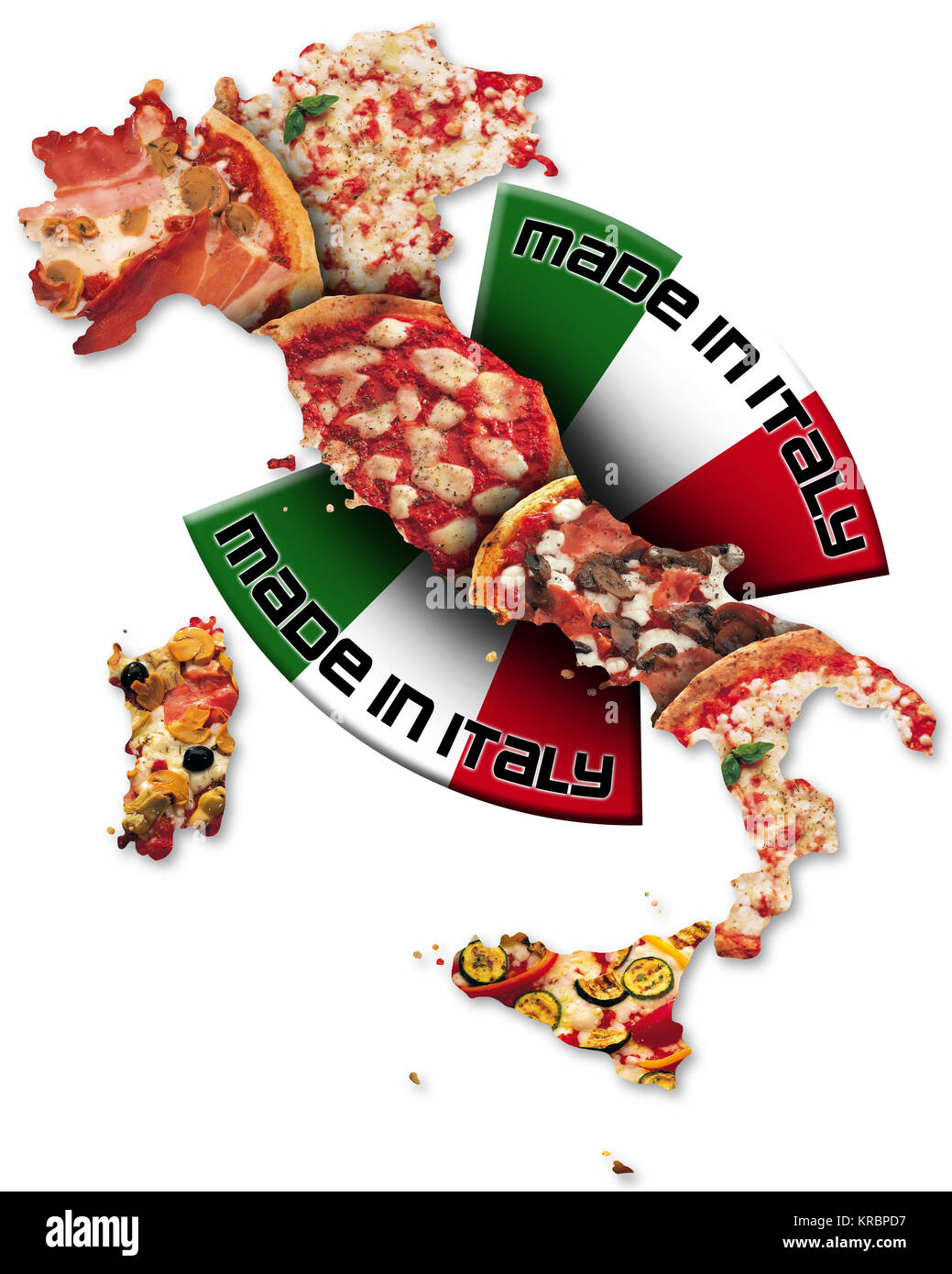 what is pizza made of in italy