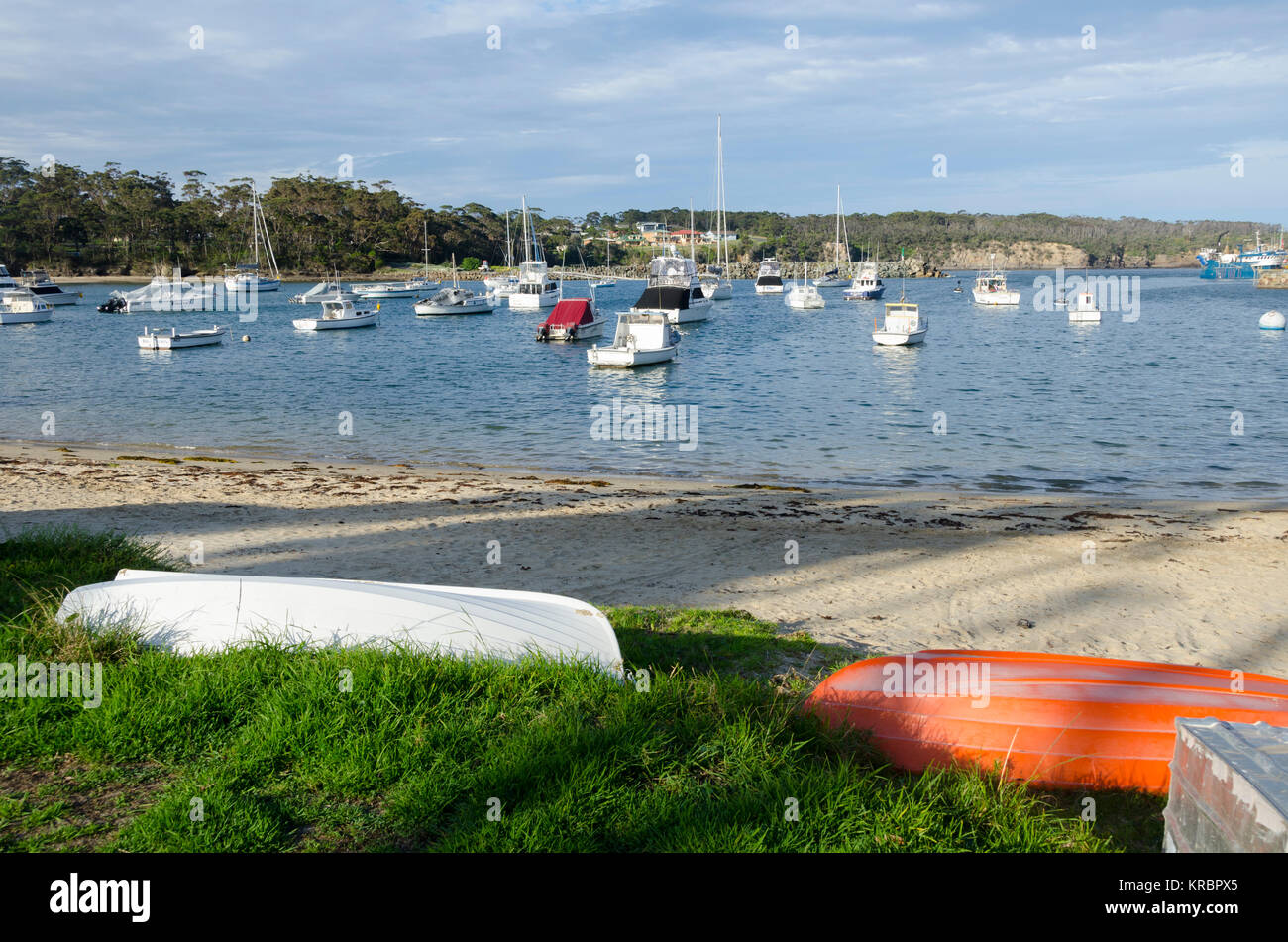 Boats in harbour, Ulladulla, New South Wales, Australia Stock Photo Alamy