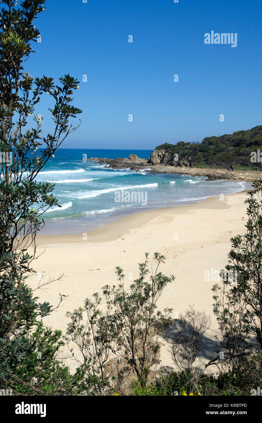 Piccaninny Beach, Potato Point, New South Wales, Australia Stock Photo