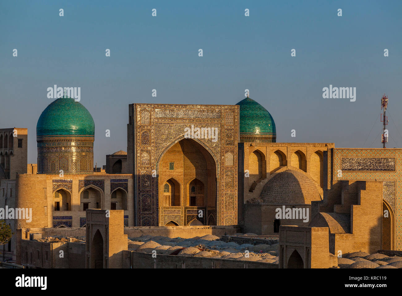 The Skyline Of The Historic Centre Of Bukhara, Uzbekistan Stock Photo