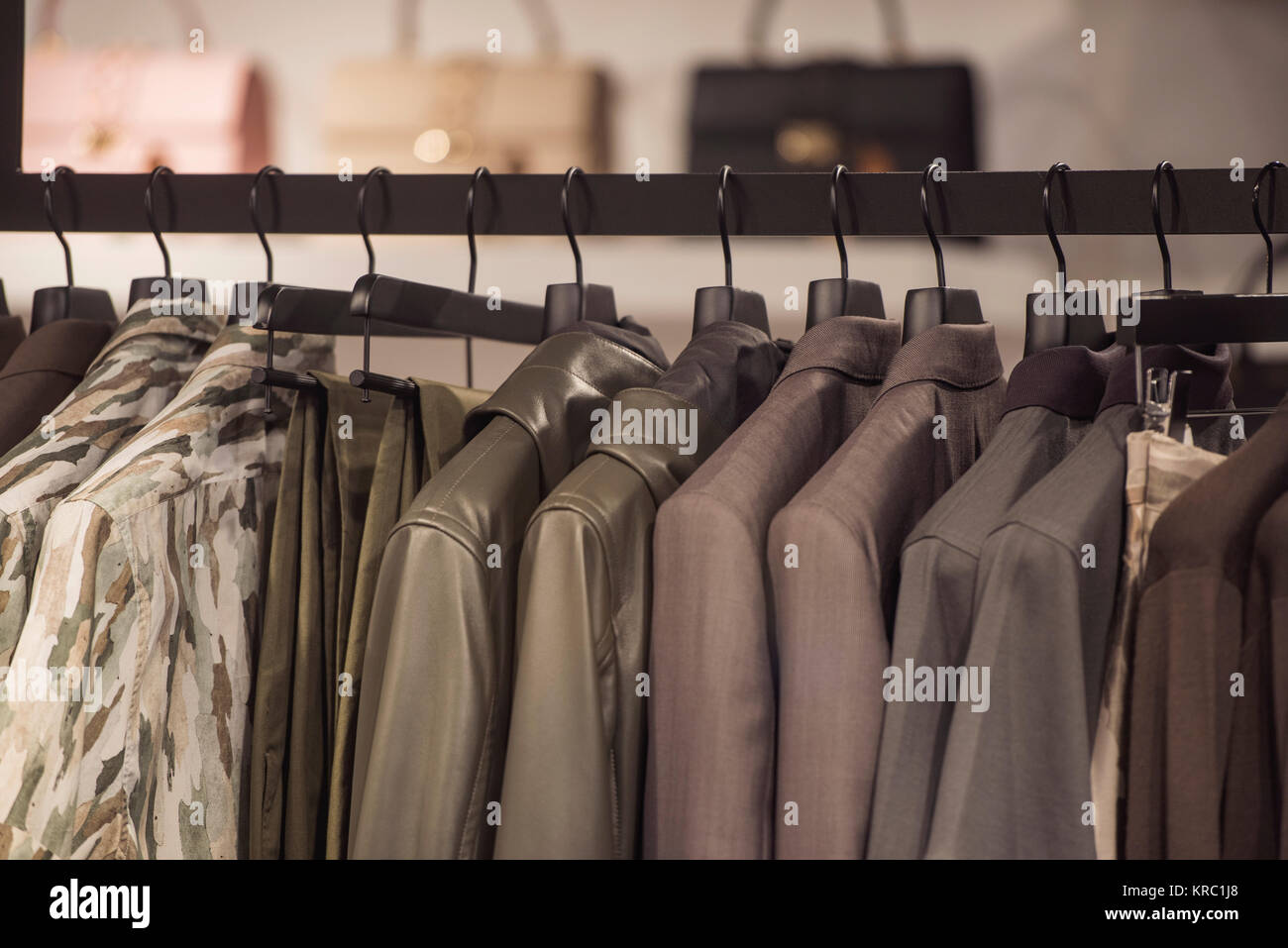 Clothes Hanging Racks High Resolution Stock Photography and Images - Alamy