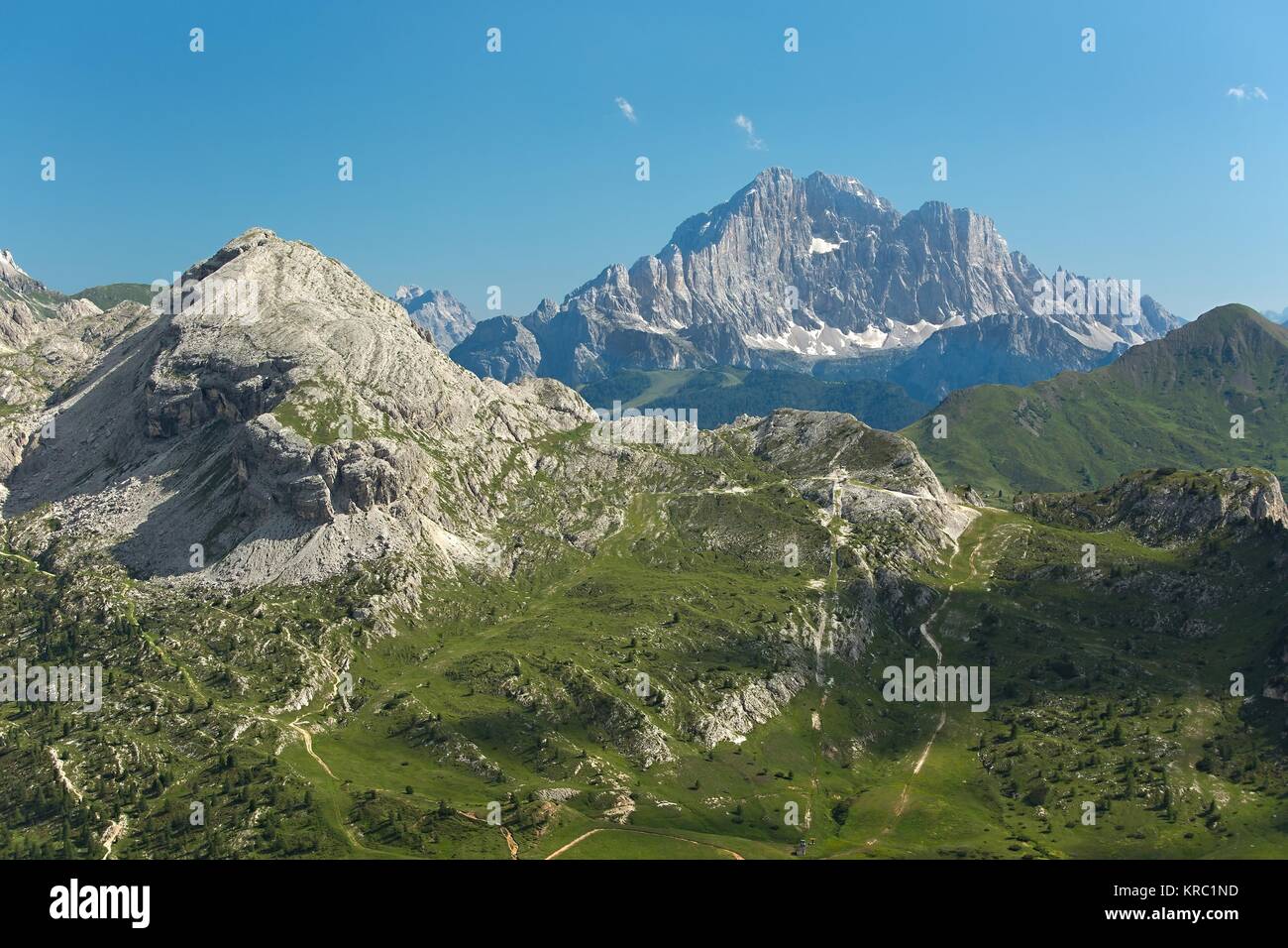 Dolomites Summer Landscape Stock Photo - Alamy