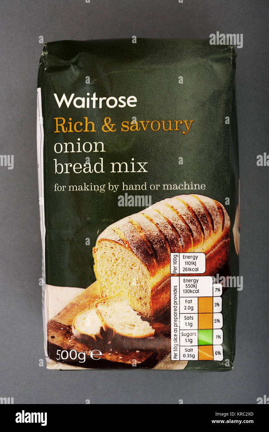 Waitrose onion bread mix Stock Photo Alamy