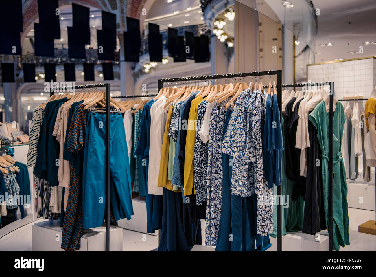 Women Boutique Dress Shopping In Paris France Stock Photo - Download Image  Now - Clothing Store, Shopping, Store - iStock