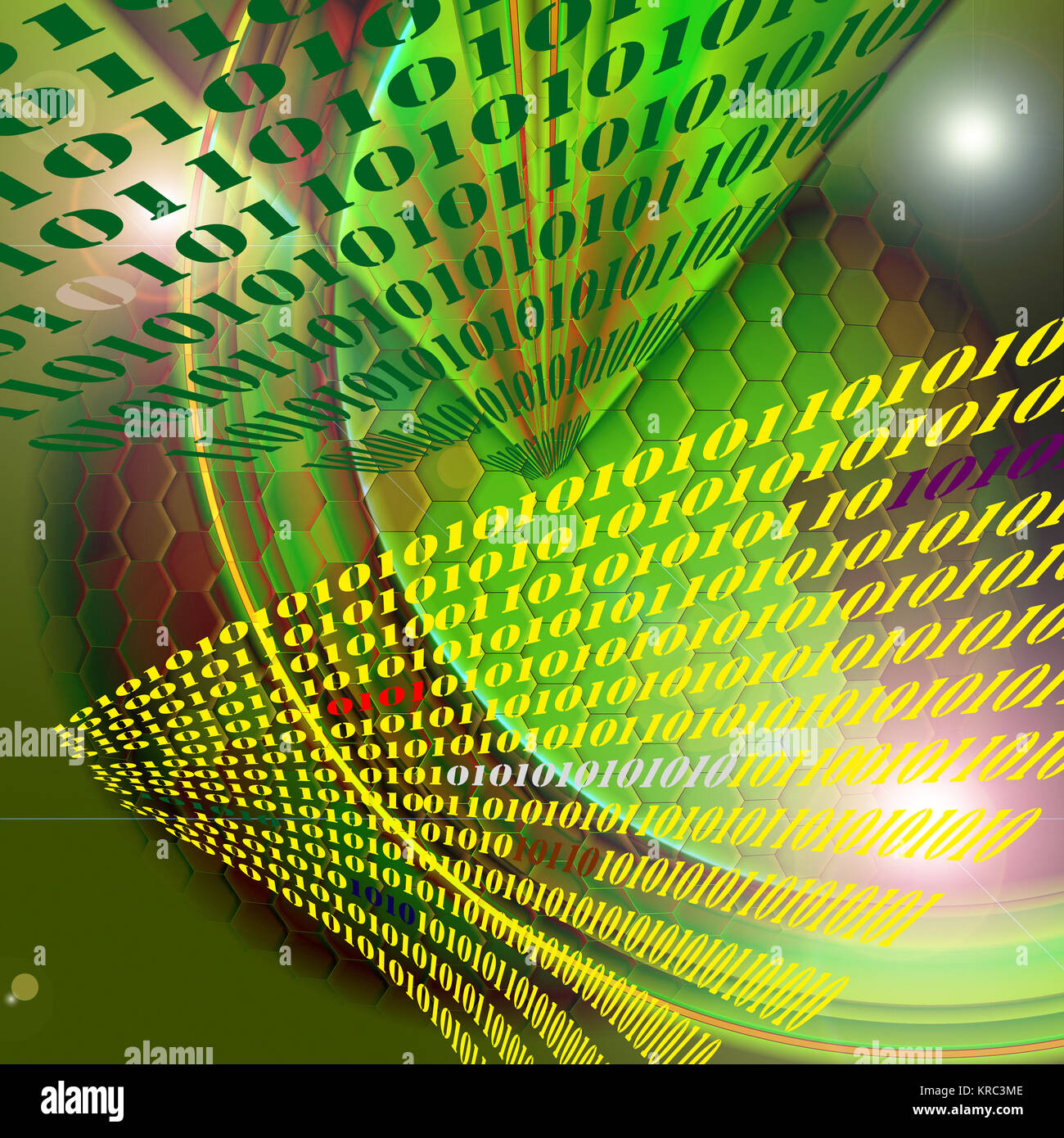 Abstract background with binary code Stock Photo - Alamy