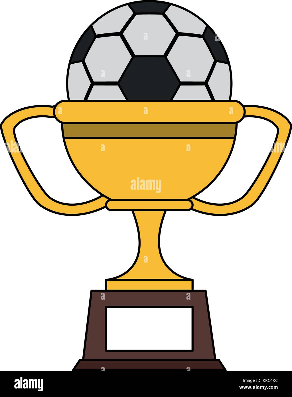 Soccer Trophy cup symbol Stock Vector Image & Art - Alamy