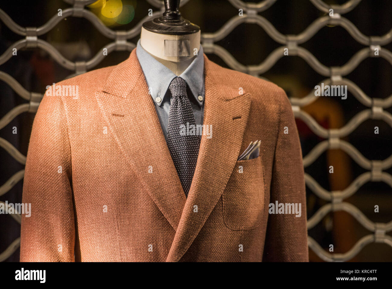 Men suits in a luxury store in Paris Stock Photo - Alamy