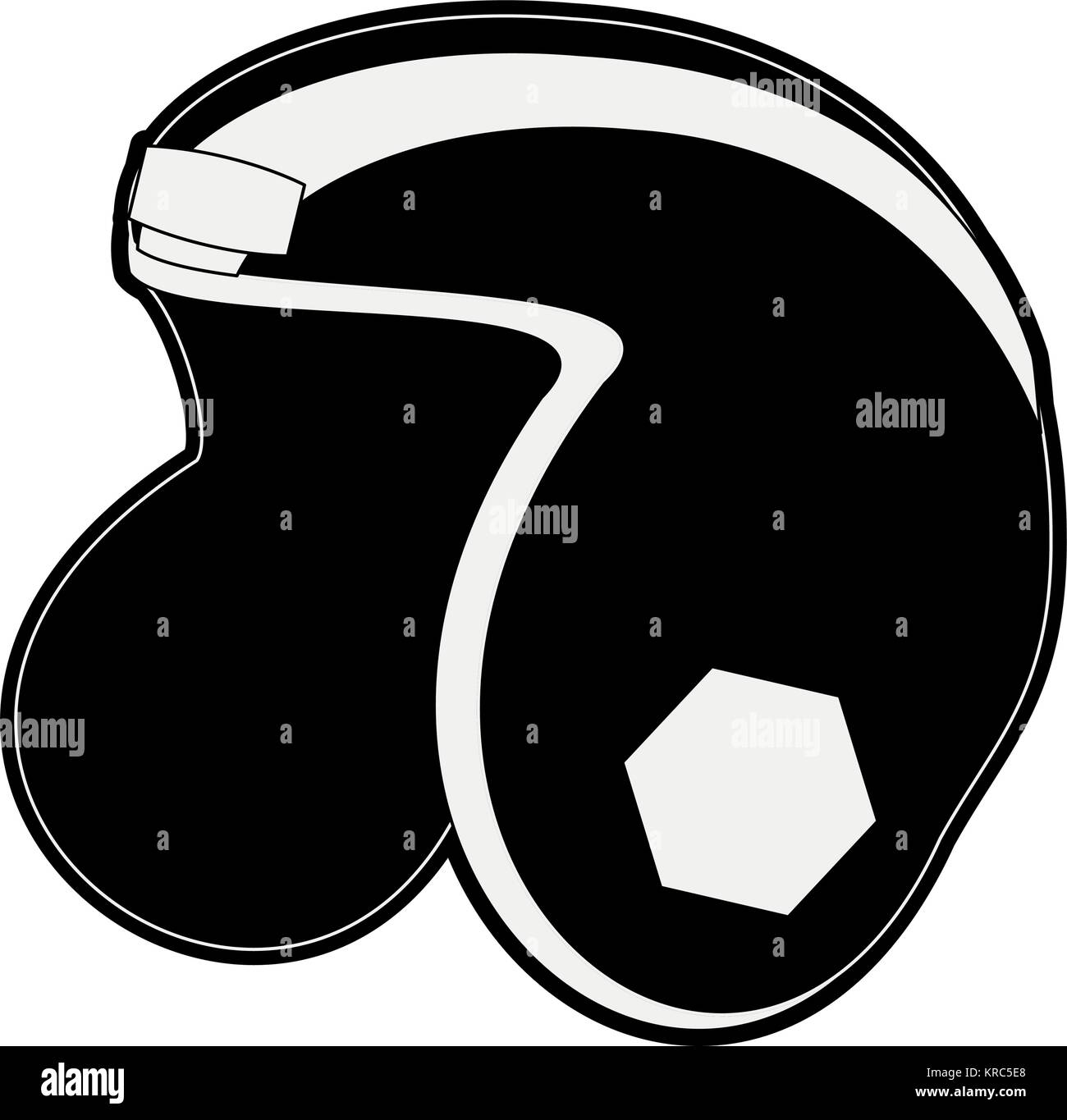 American football helmet Stock Vector Image & Art - Alamy