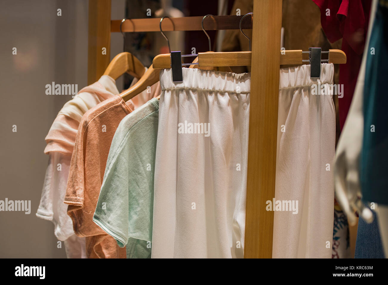 Women clothing store in Paris Stock Photo Alamy