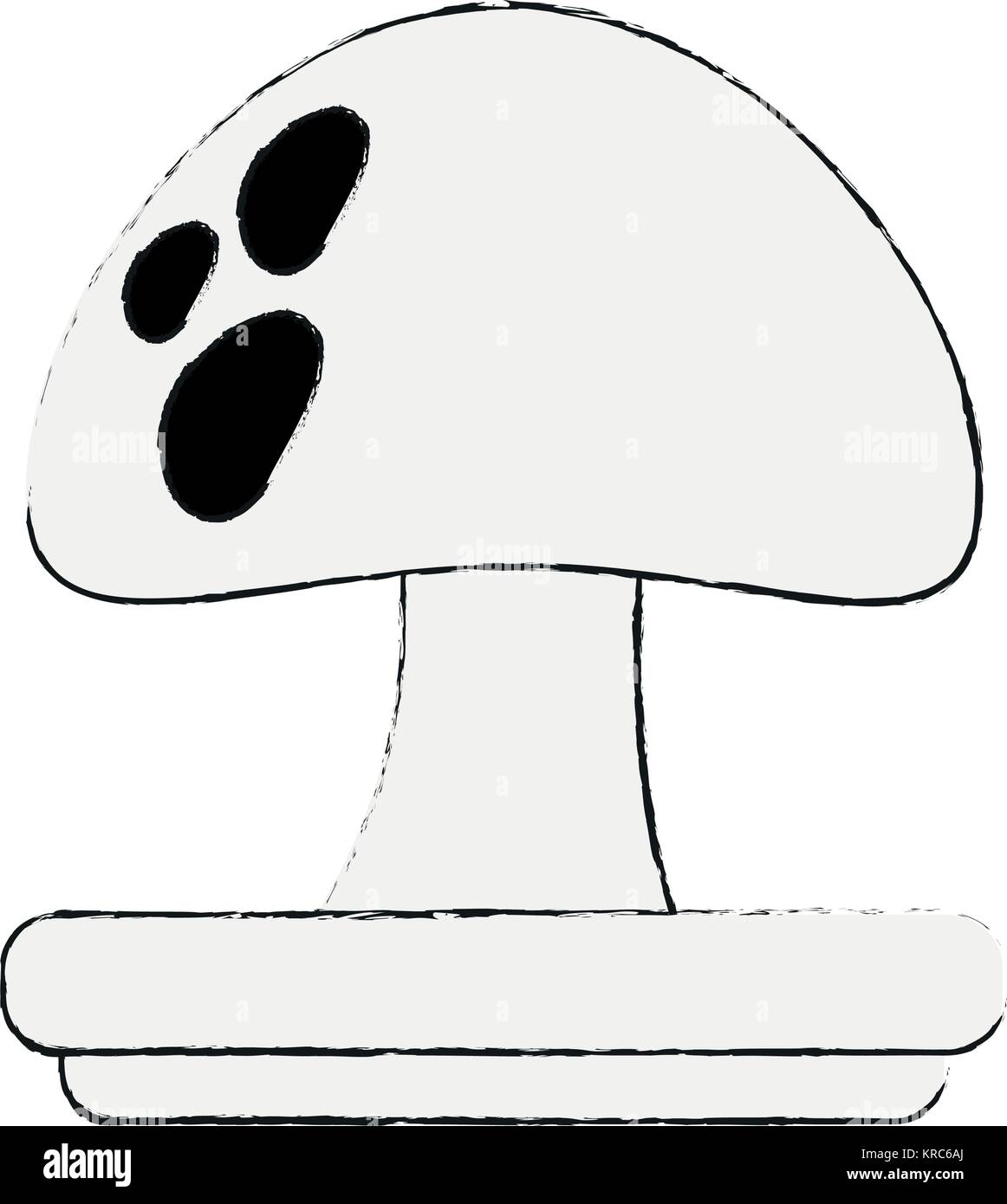 red mushroom isolated Stock Vector Image & Art - Alamy