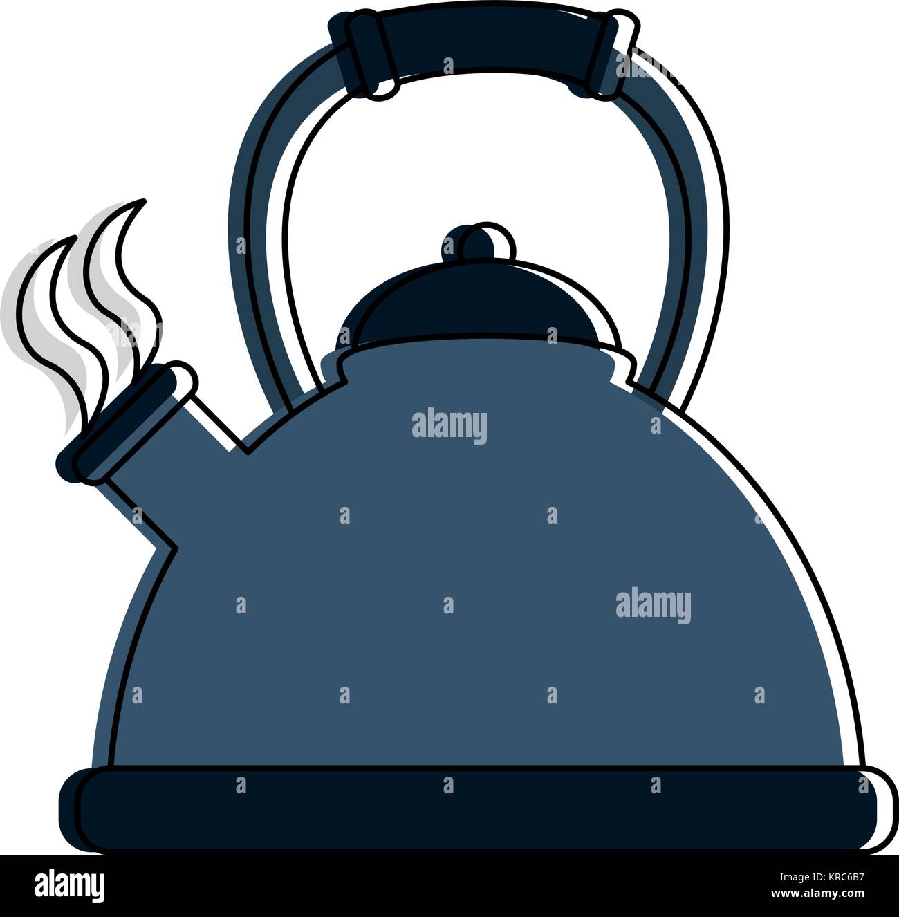 Colored kettle Stock Vector Images - Alamy