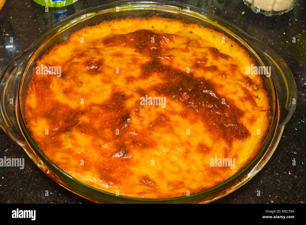 homemade zucchini with bechamel Stock Photo Alamy