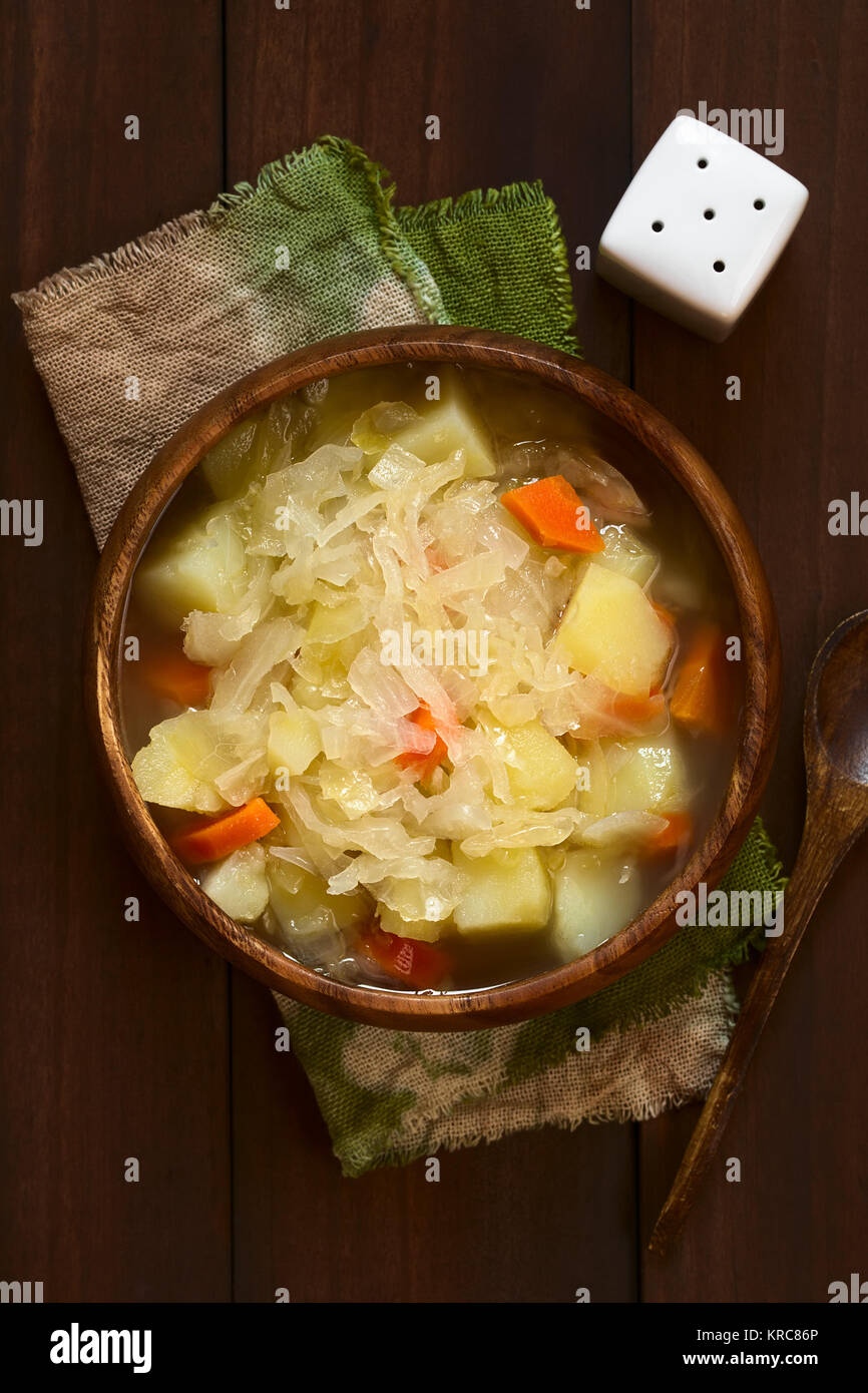 Sauerkraut Soup or Stew Stock Photo Alamy