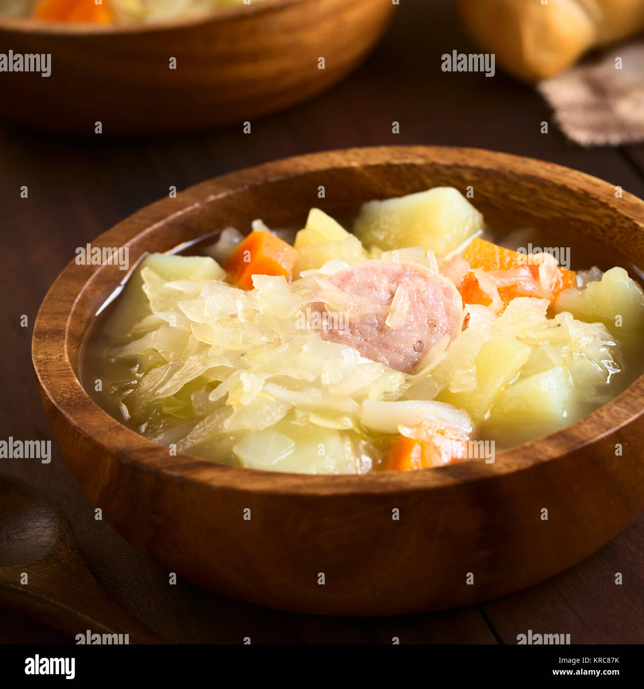 Sauerkraut Soup or Stew Stock Photo Alamy
