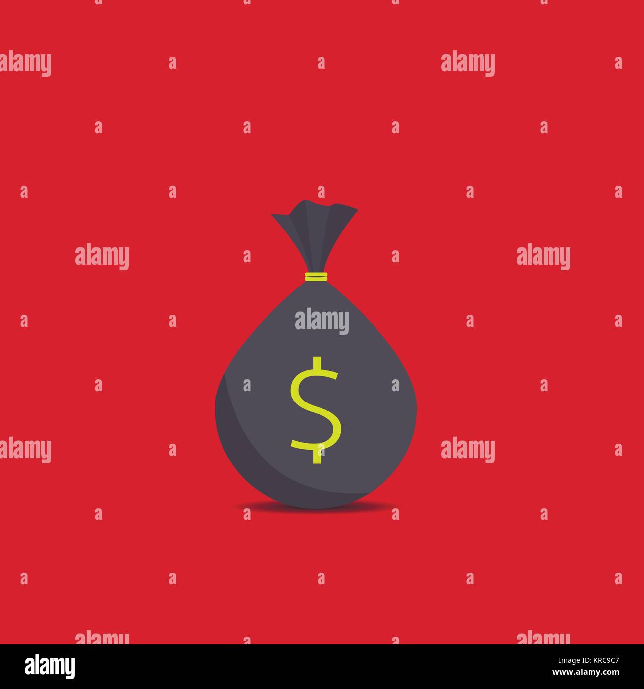 Money bag with dollar sign Stock Vector Image & Art - Alamy