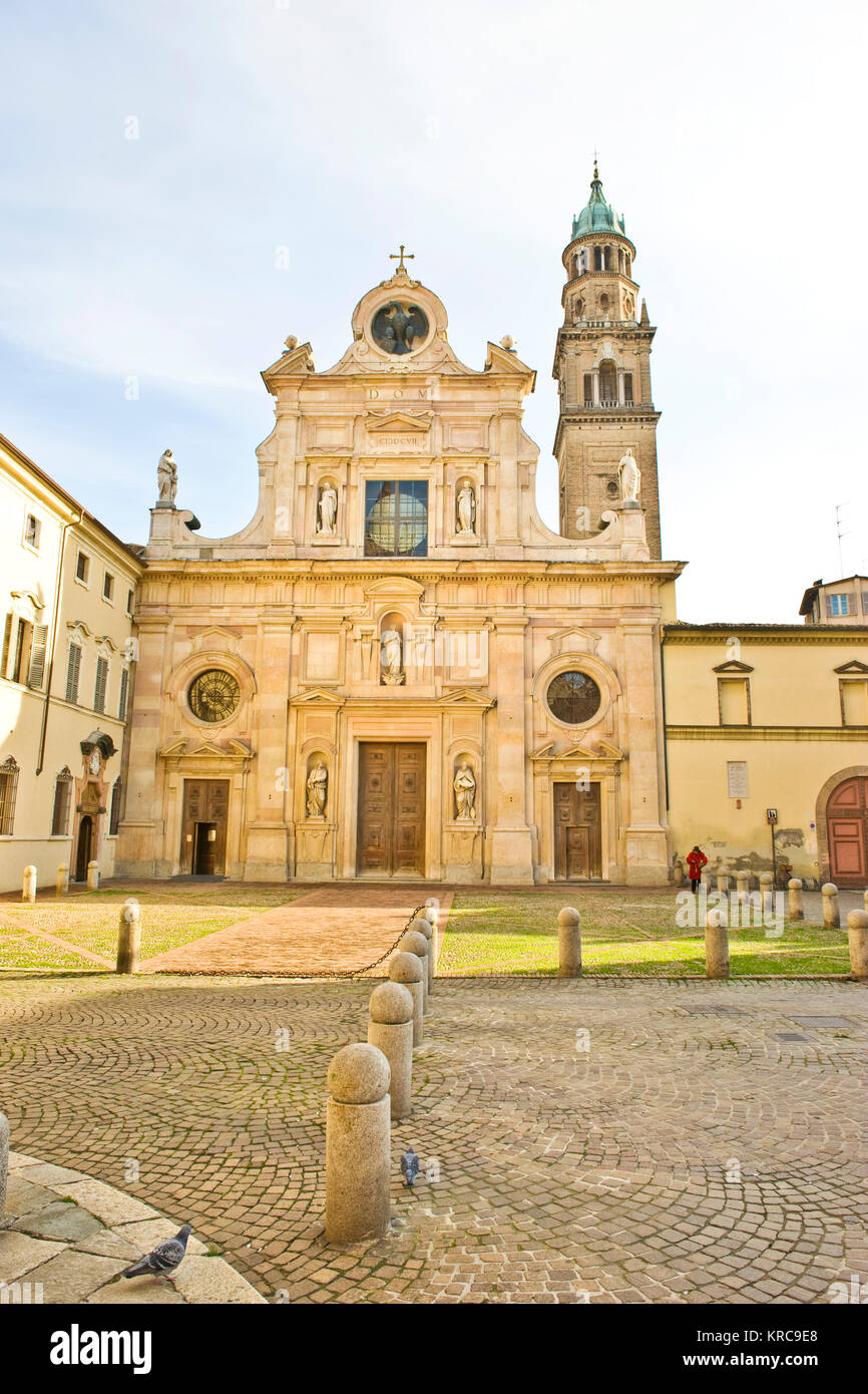 San Giovanni Evangelista church, Parma, Emilia Romagna, Italy Stock Photo