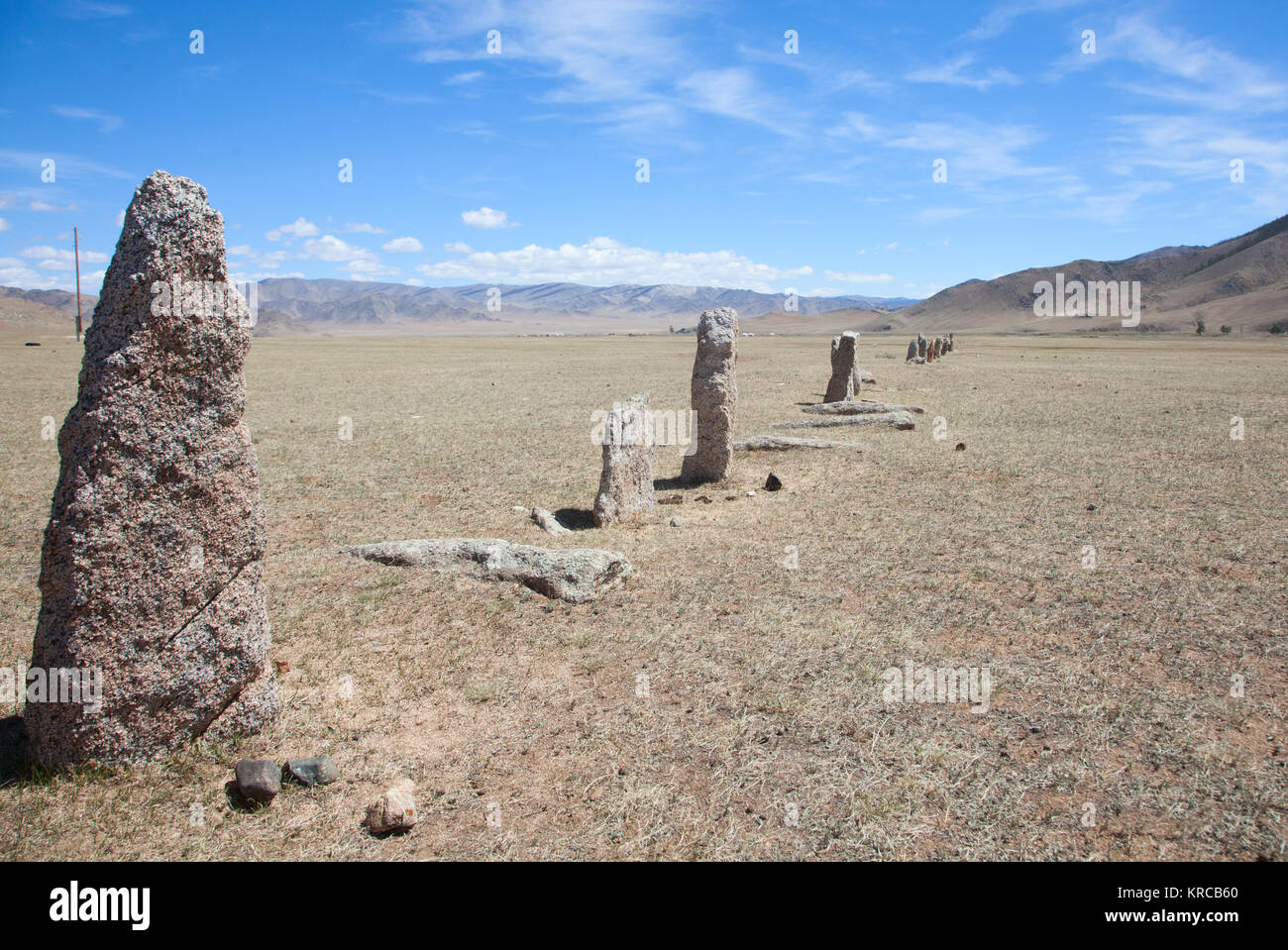 Monuments of ancient civilization in Central Asia Stock Photo
