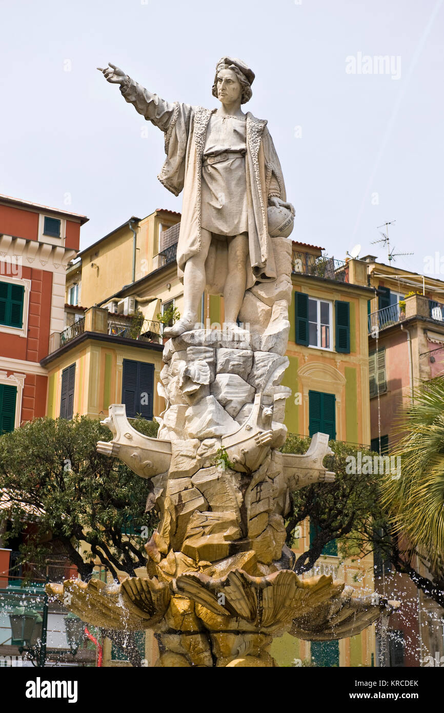 statue-of-cristoforo-colombo-santa-margherita-ligure-liguria-italy