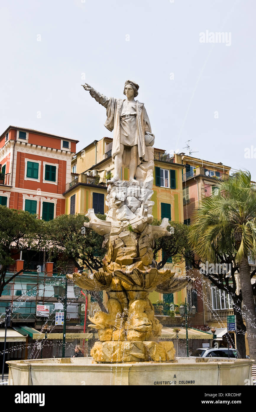 statue-of-cristoforo-colombo-santa-margherita-ligure-liguria-italy