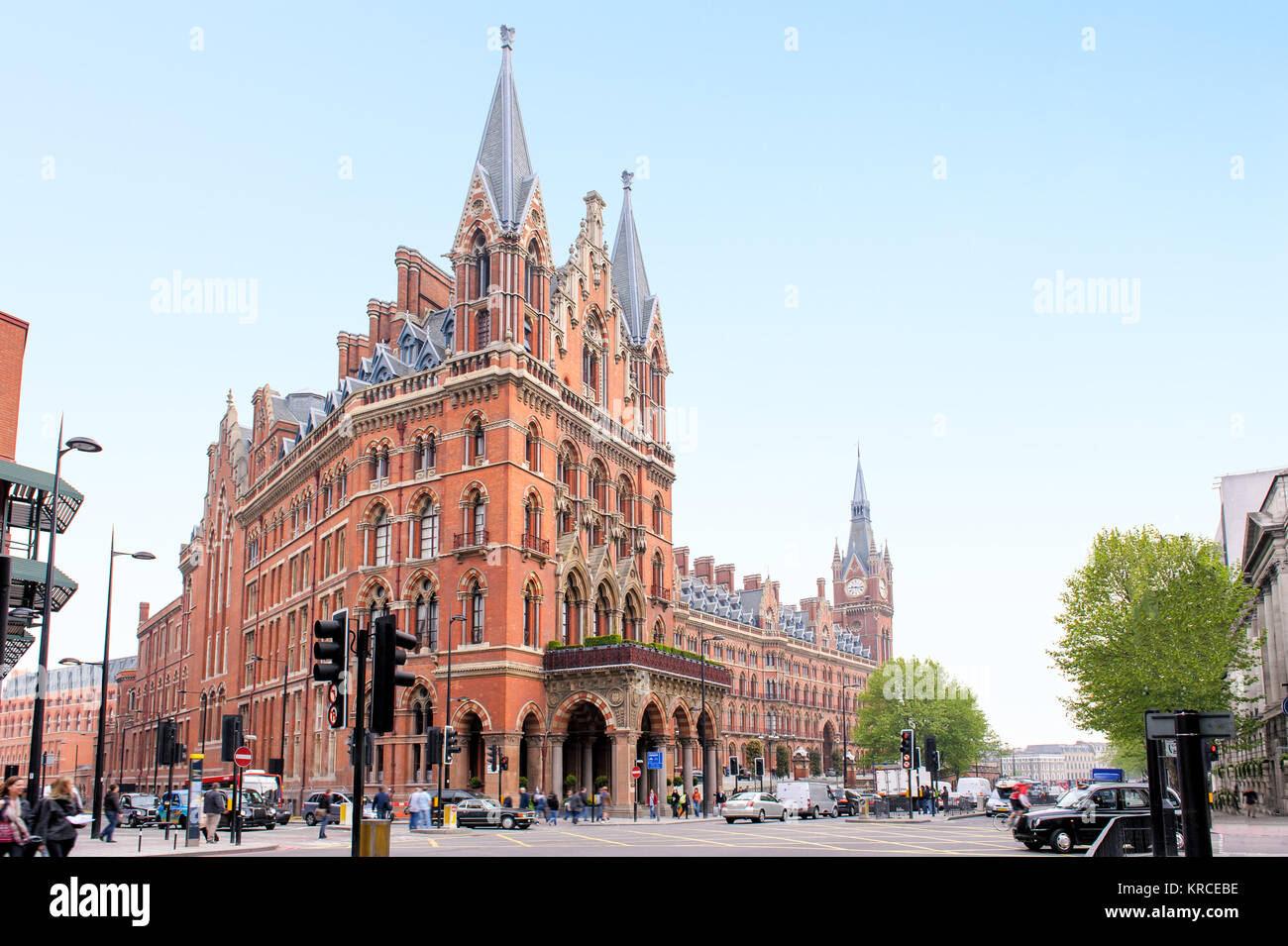 St. Pancras Renaissance hotel in London Stock Photo