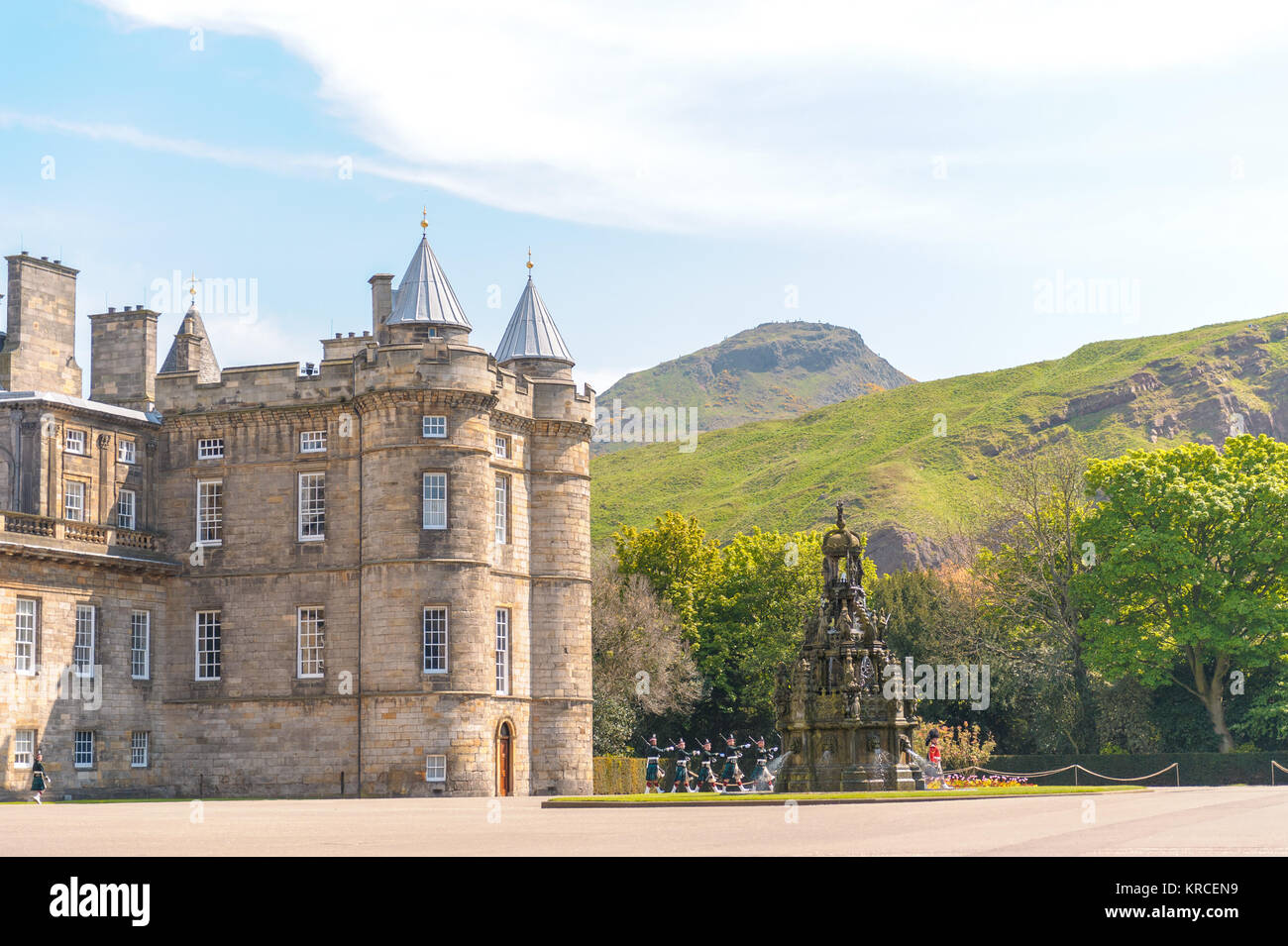 the Palace of Holyrood house Stock Photo