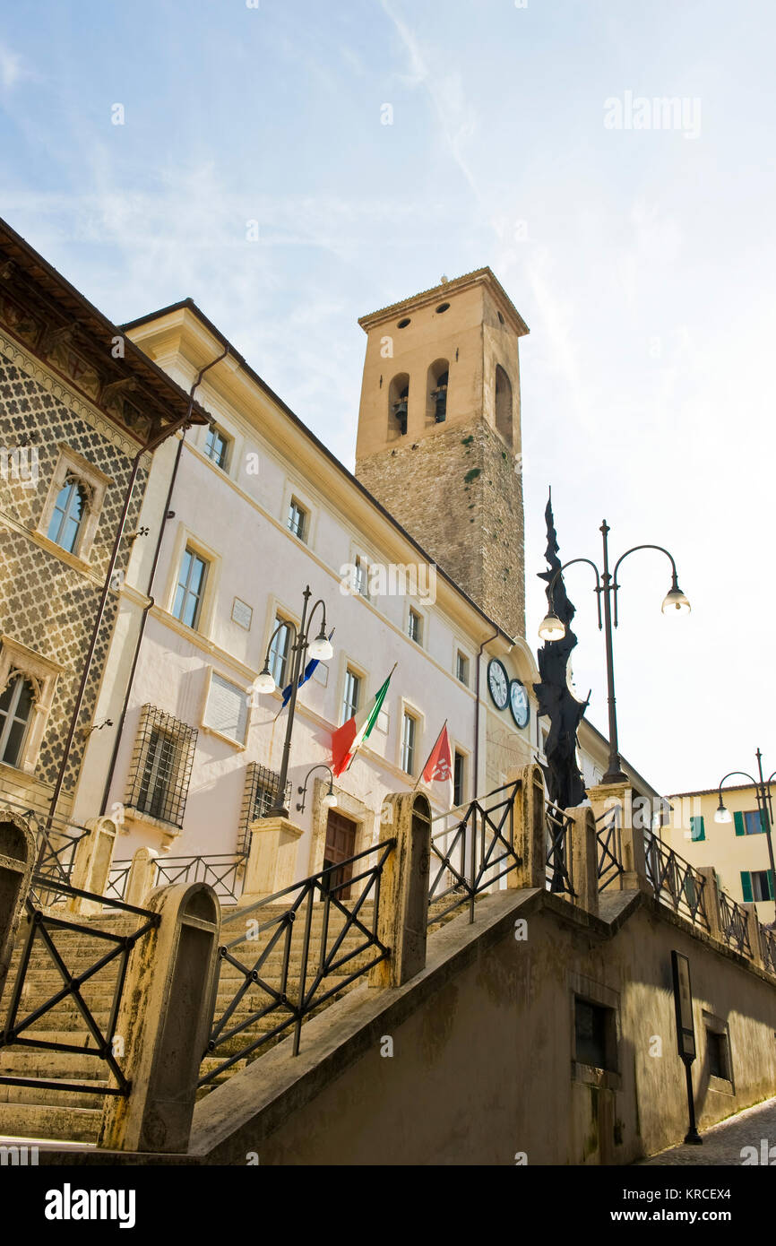 Town hall, Spoleto, Perugia province, Umbria,