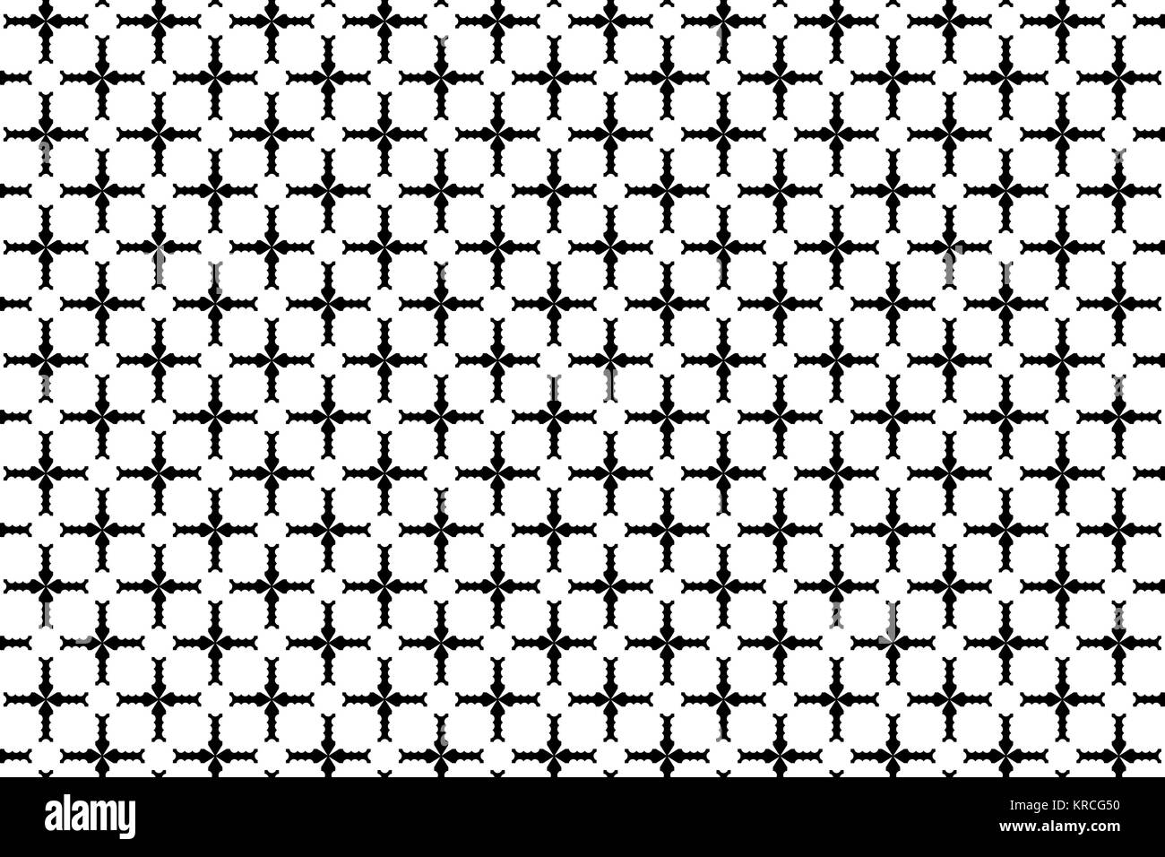 Cross - vector pattern - black and white Stock Vector Image & Art - Alamy