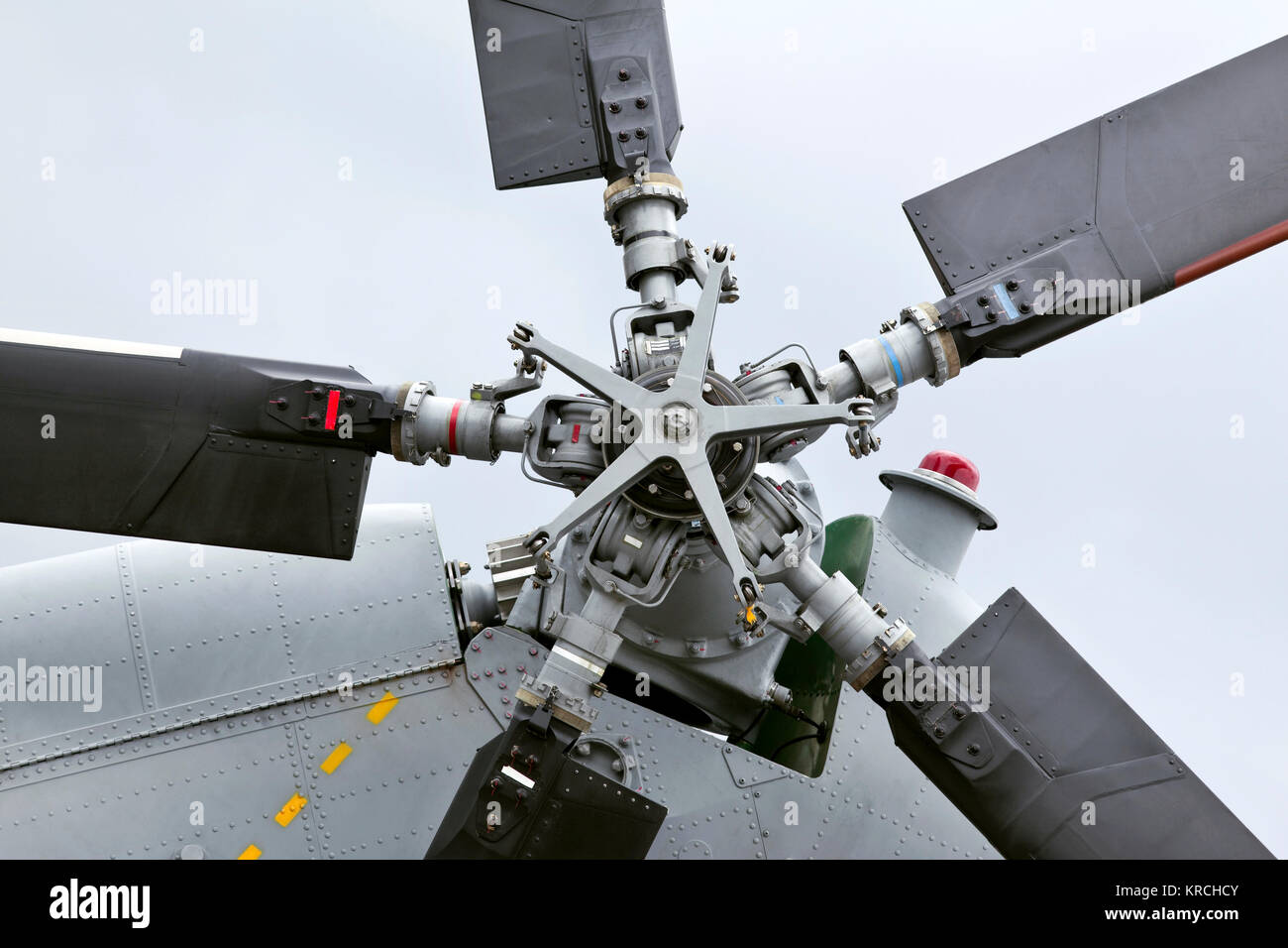 Propeller of an helicopter Stock Photo Alamy