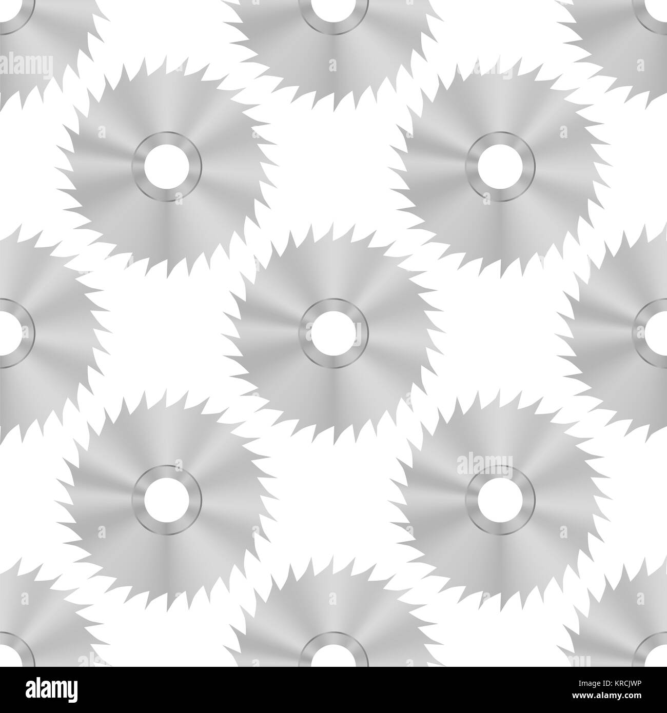 Circular Saw Steel Disc Seamless Pattern Stock Photo