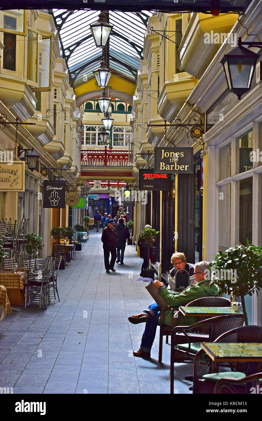 Castle arcade cardiff city centre hires stock photography and images Alamy