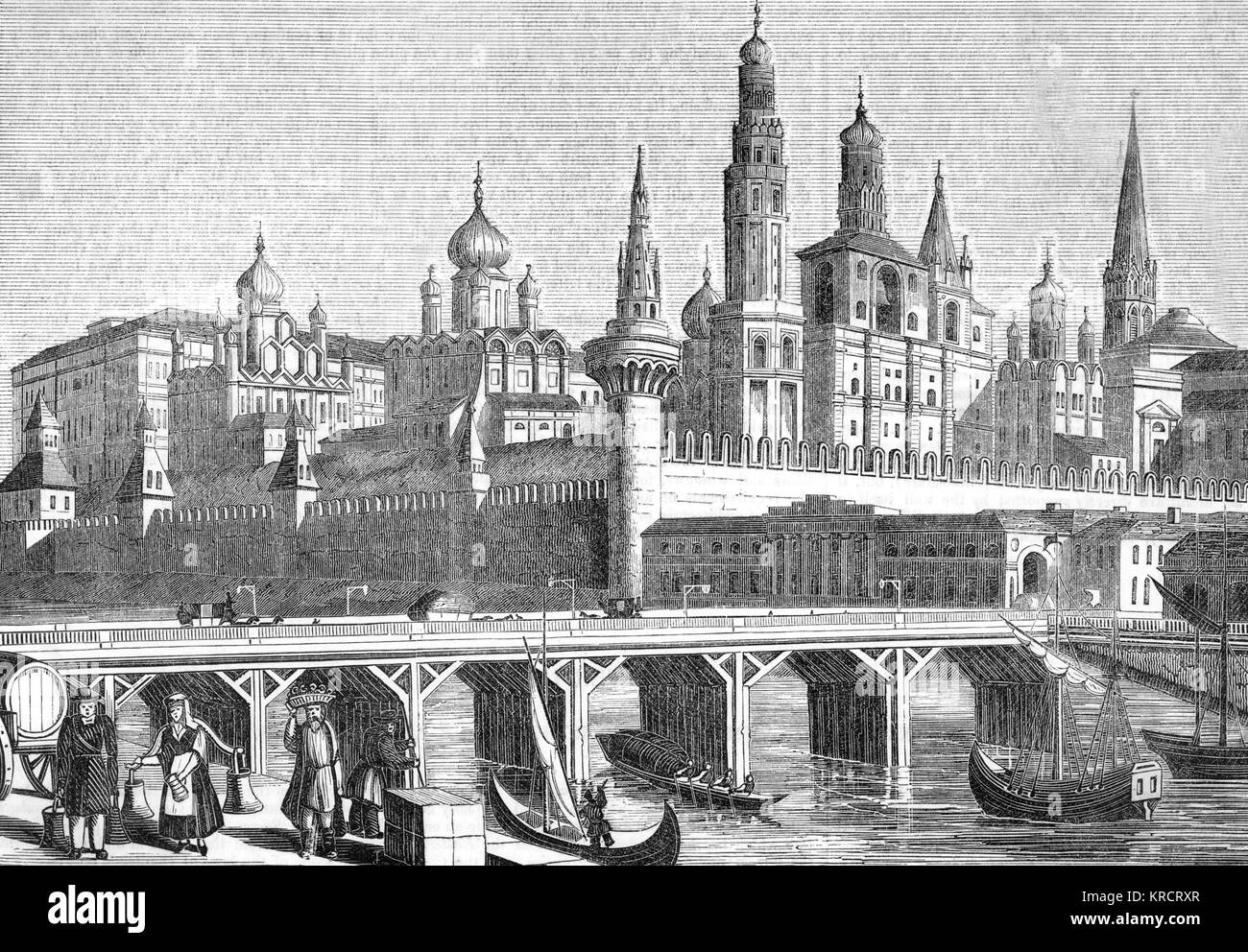 Kremlin 1820 Black And White Stock Photos Images Alamy