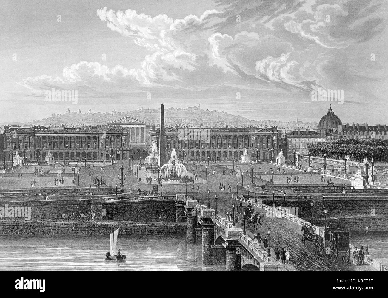 PARIS/PLACE CONCORDE Stock Photo