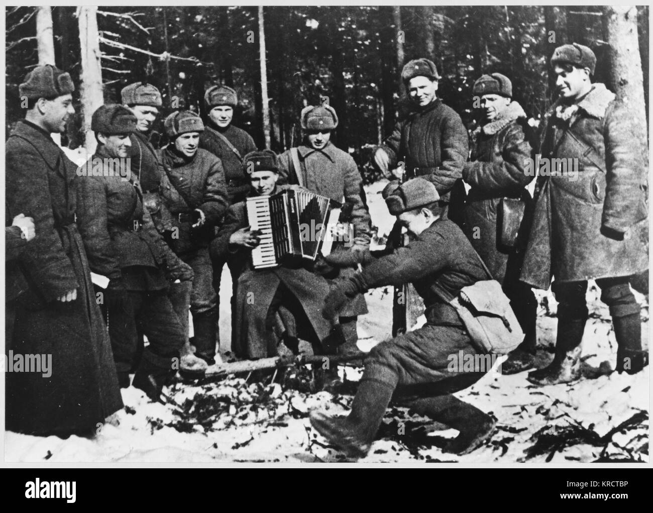 RUSSIAN TROOPS RELAX Stock Photo - Alamy