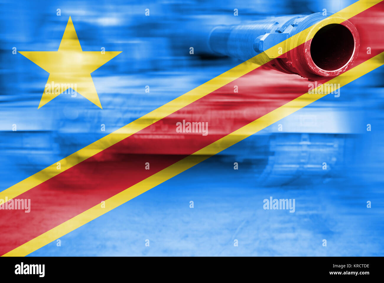 Flag of dr congo hi-res stock photography and images - Alamy