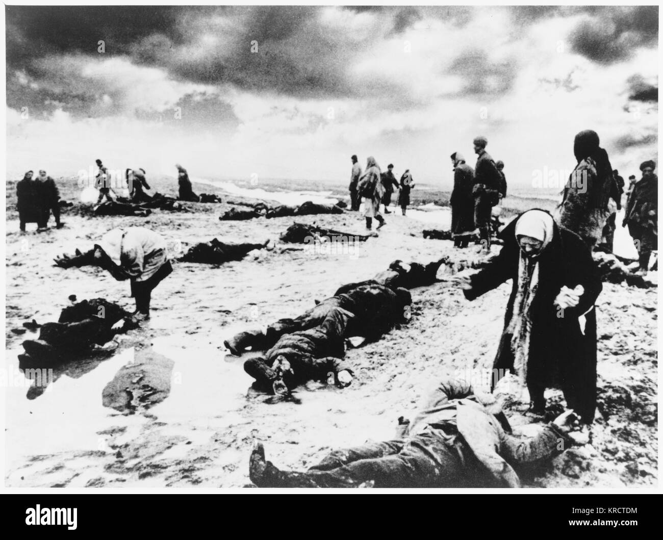 Aftermath of the Battle of Kerch. Date: 1942 Stock Photo