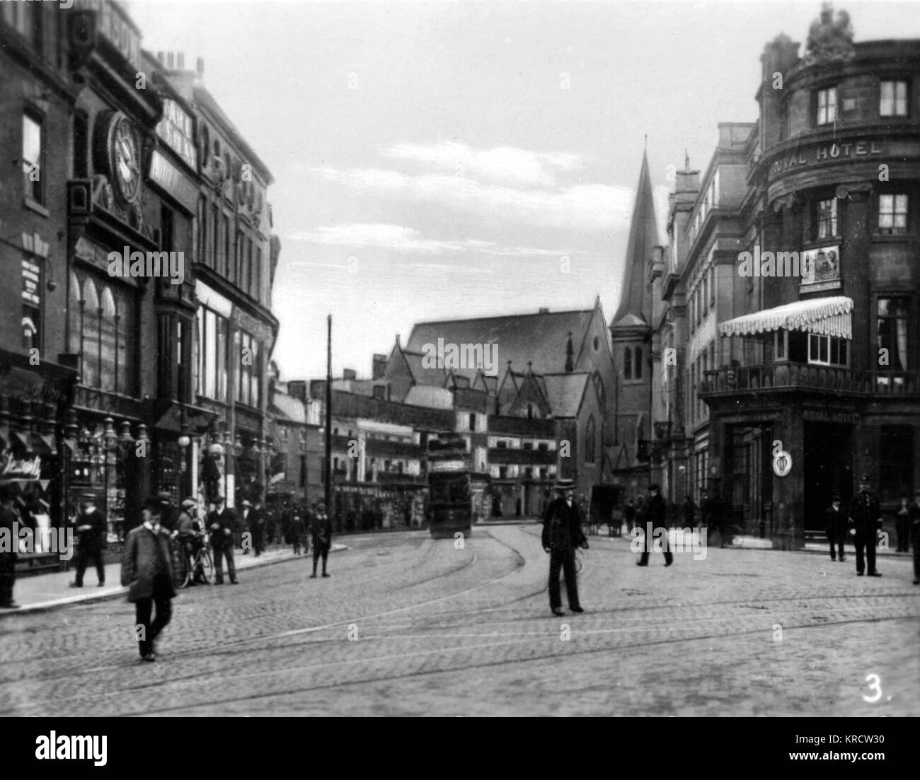 View of Victoria Street, Derby Stock Photo Alamy