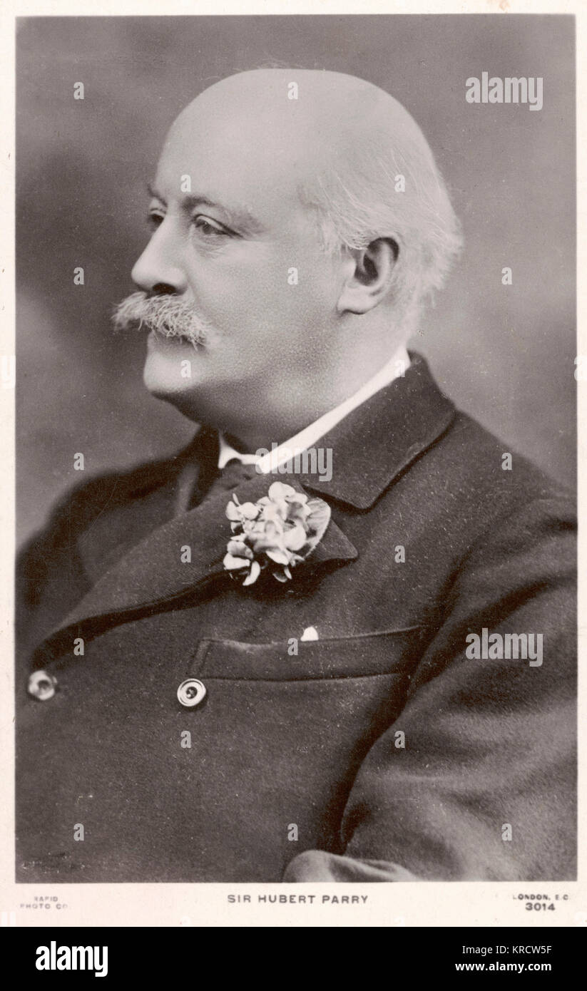 CHARLES HUBERT PARRY English composer, born in Bournemouth. Became