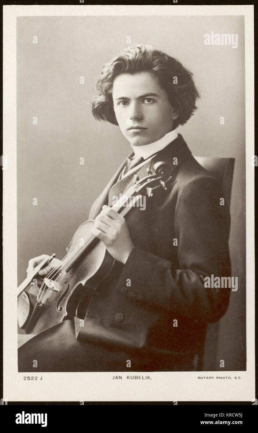 JAN KUBELIK Violinist. Father of conductor Rafael Kubelik. Date: 1880 - 1940 Stock Photo