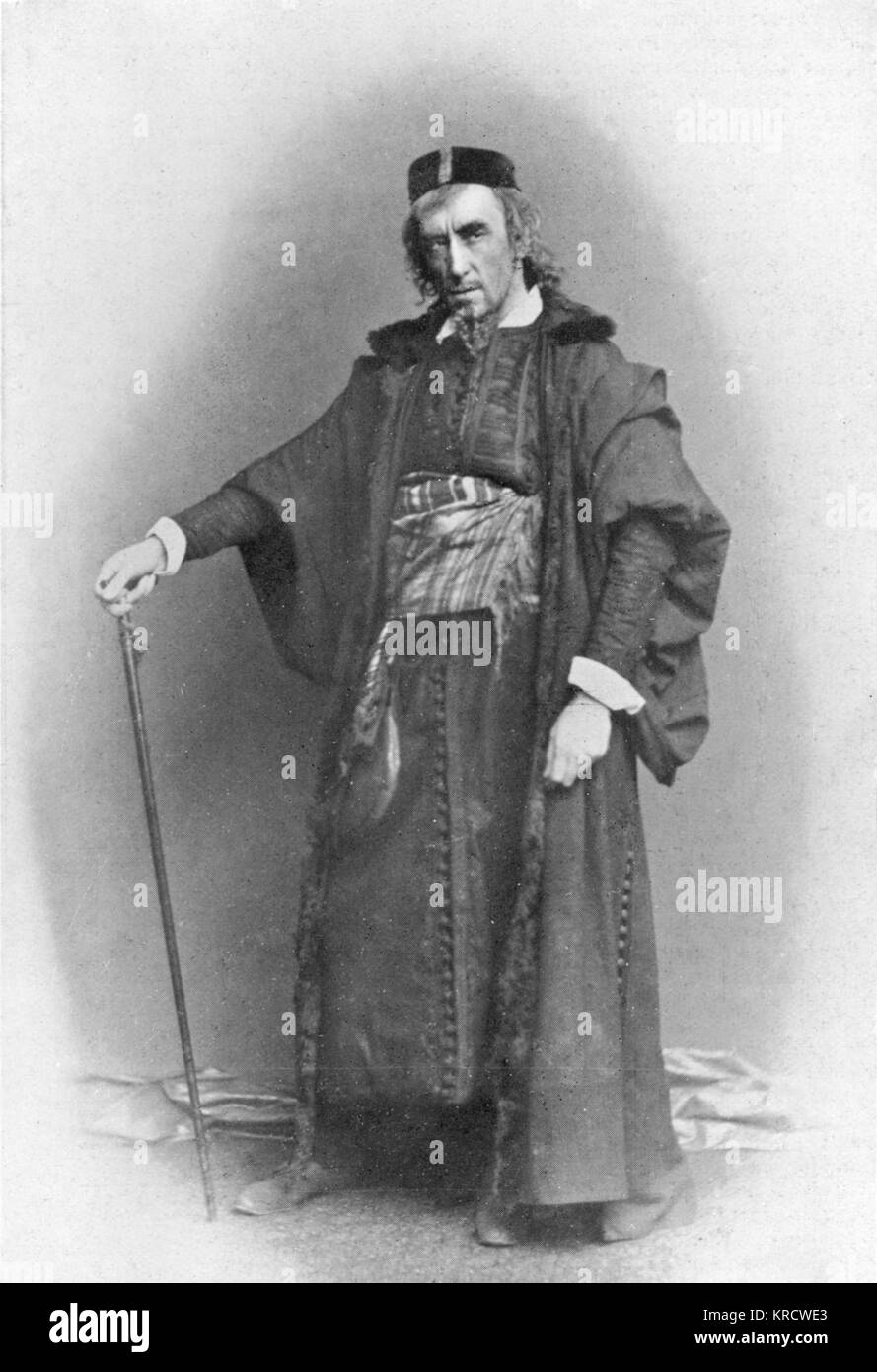 HENRY IRVING AS SHYLOCK Stock Photo