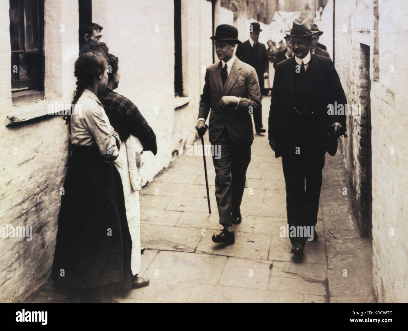 EDWARD VIII VISIT Stock Photo - Alamy