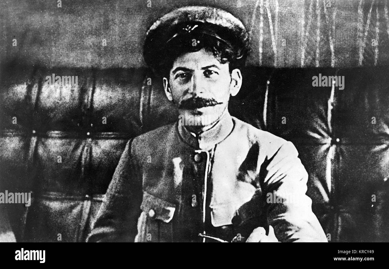 STALIN CIRCA 1917 Stock Photo