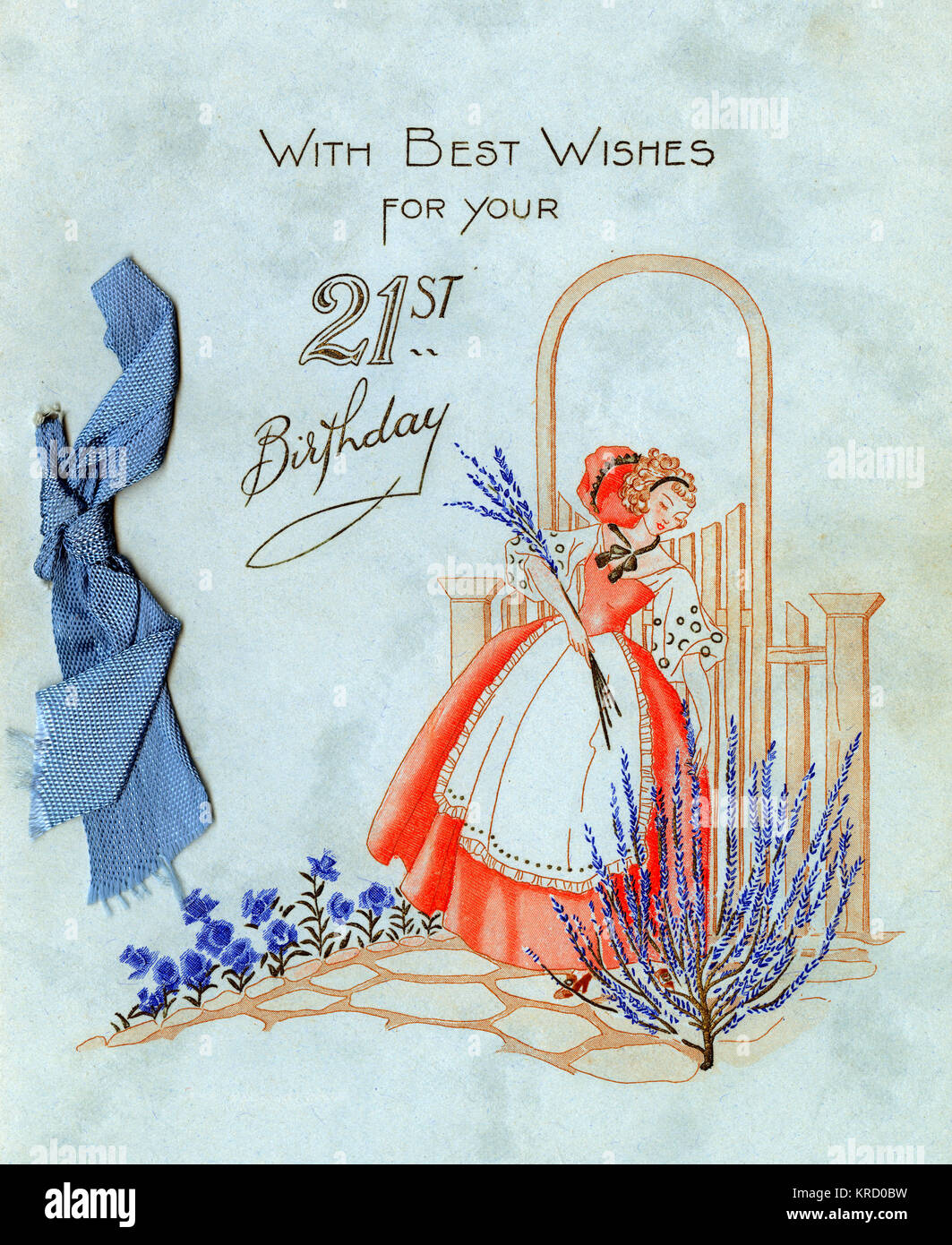 Nostalgic birthday card hi-res stock photography and images - Alamy